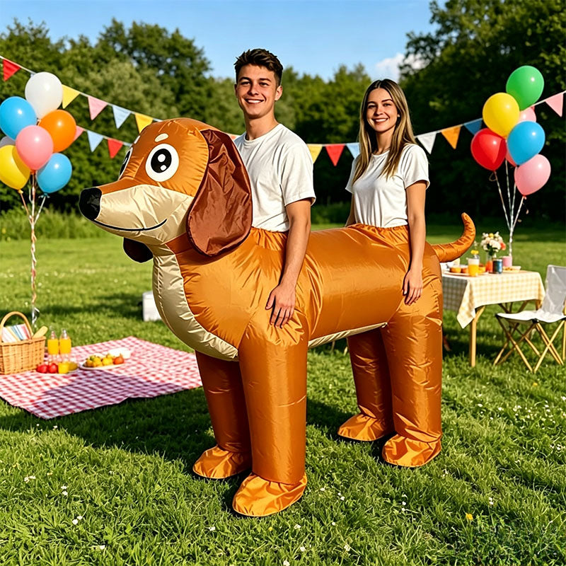 Halloween Dachshund Costume for Two People