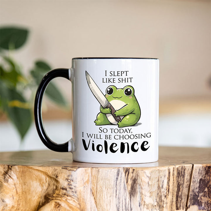 Cute Frog Ceramic Cup
