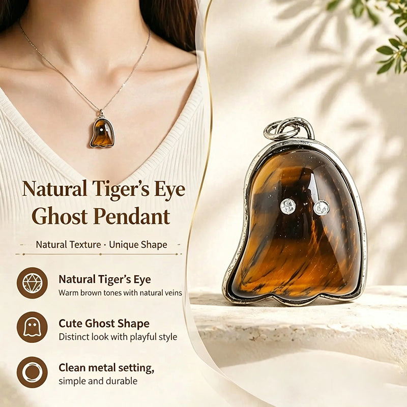 Cute Ghost Pendant Necklace