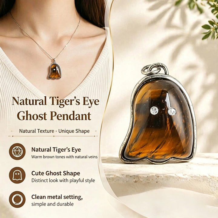 Cute Ghost Pendant Necklace