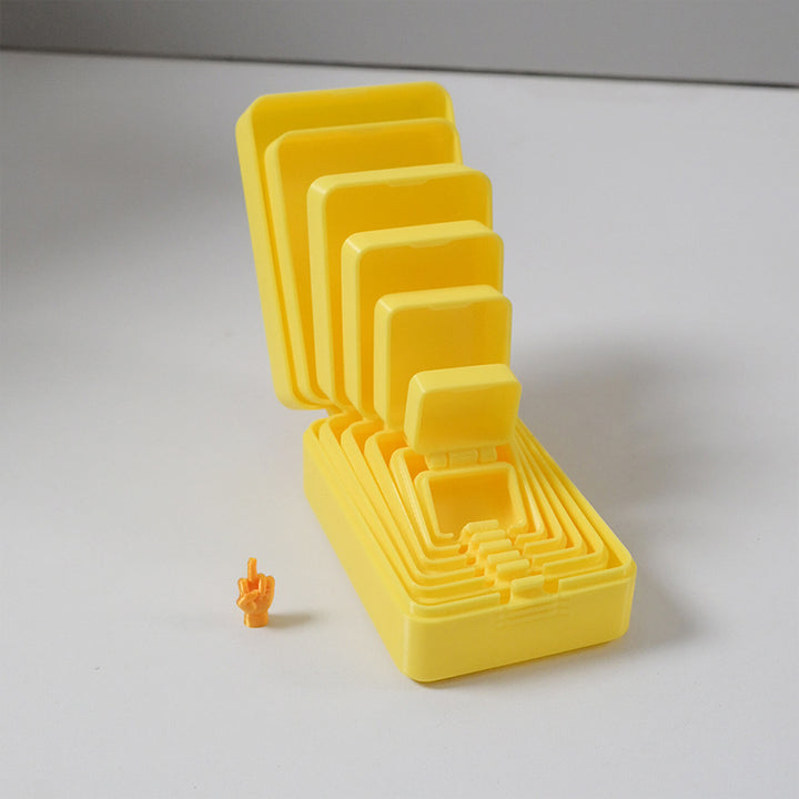 Multi-layered nested prank gift box