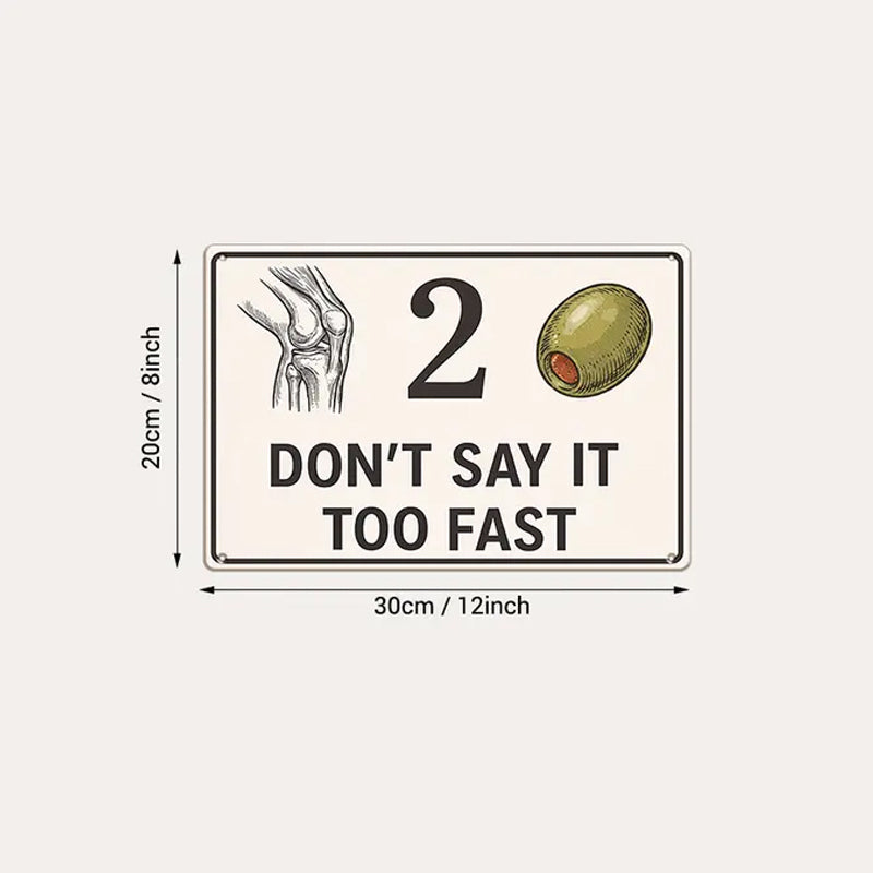 Fun and Humorous Metal Signs