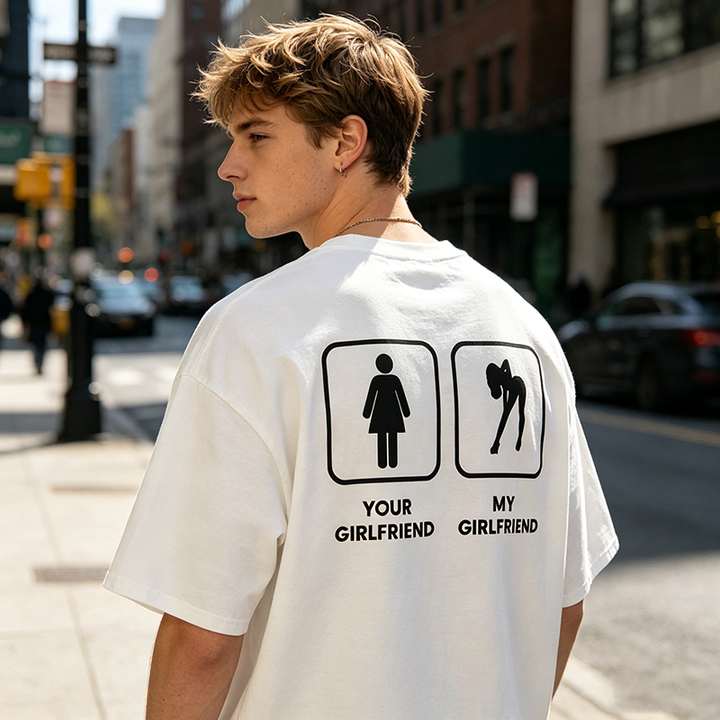 Your Girlfriend vs. My Girlfriend — Short-Sleeve T-Shirt