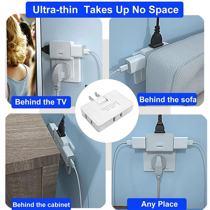 Household 1-to-3 Socket Adapter