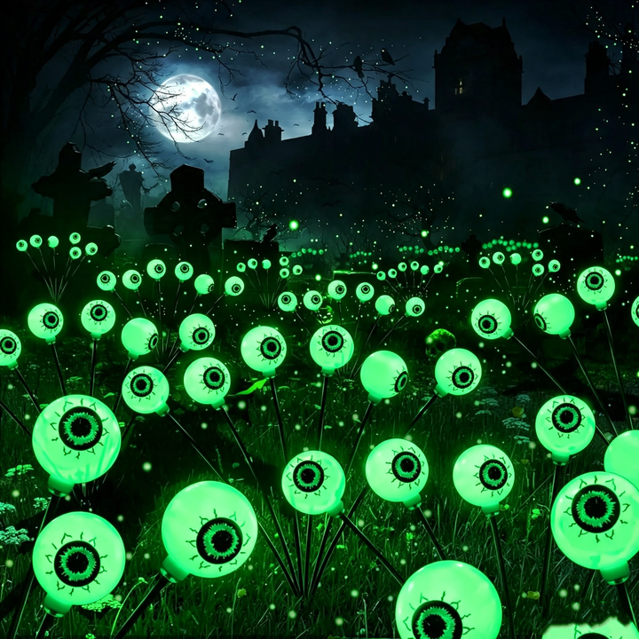 Weird solar garden ground lights