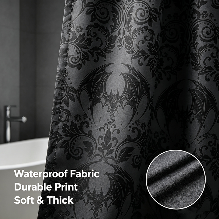 Gothic Home Decor Waterproof Shower Curtain