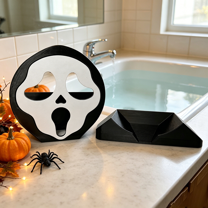 Screaming Ghost Sponge Holder with Drainage