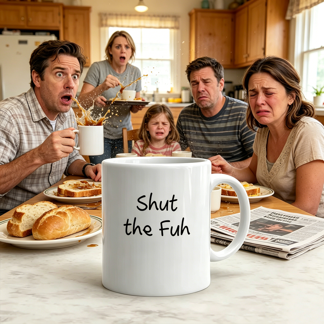 Shut The Fuh Funny Office Ceramic Coffee Mug Gift
