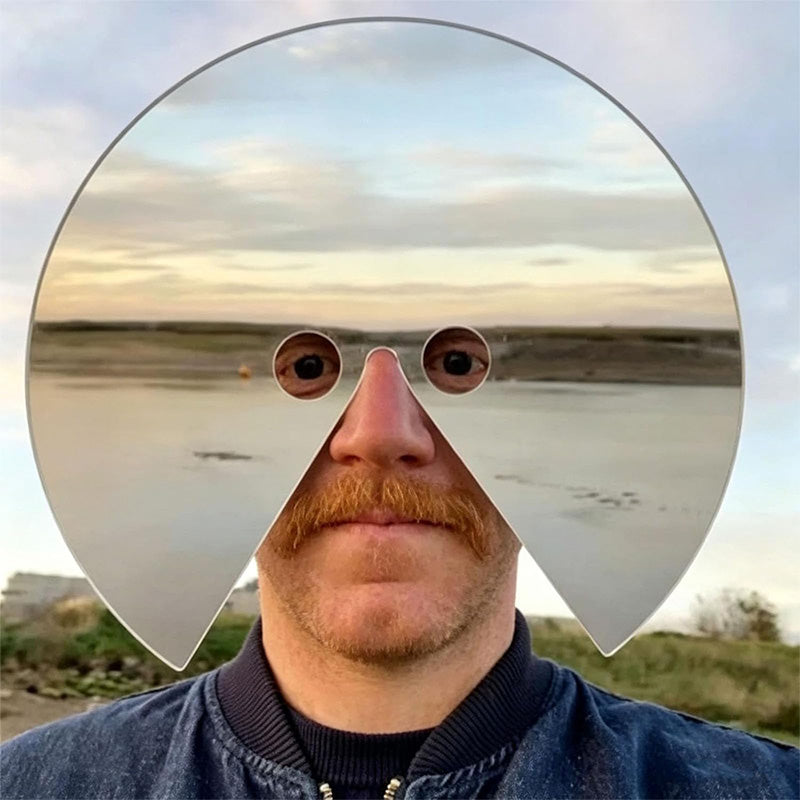 Mirror-like funny mask