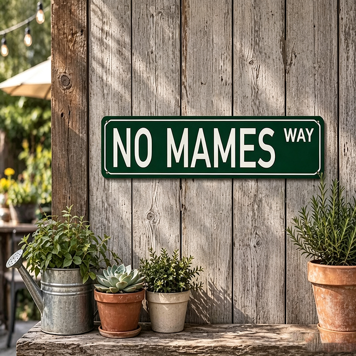 Fun Retro Metal Sign – &