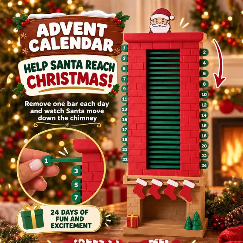 Santa Chimney Advent Calendar