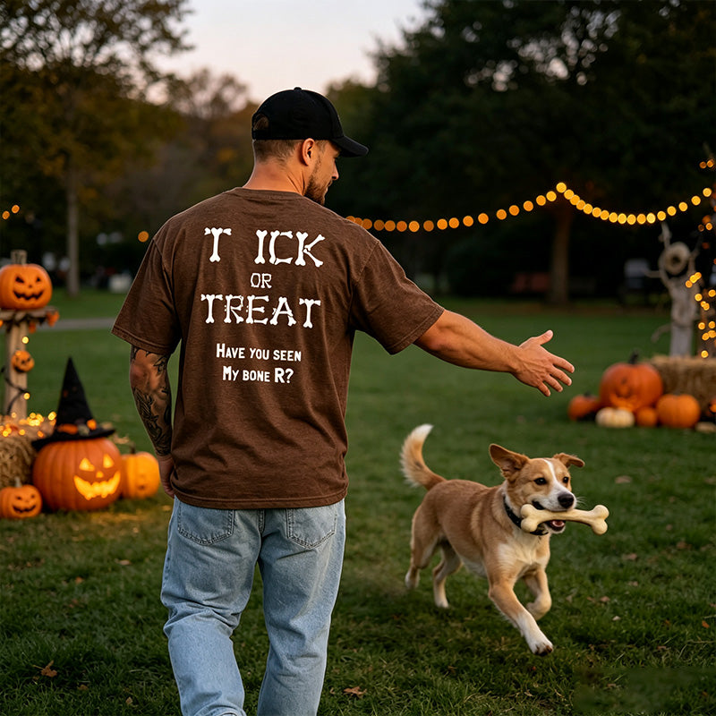 Bone R Halloween Joke Tee