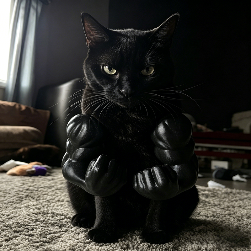 Creative Giant Muscular Arms for Pets