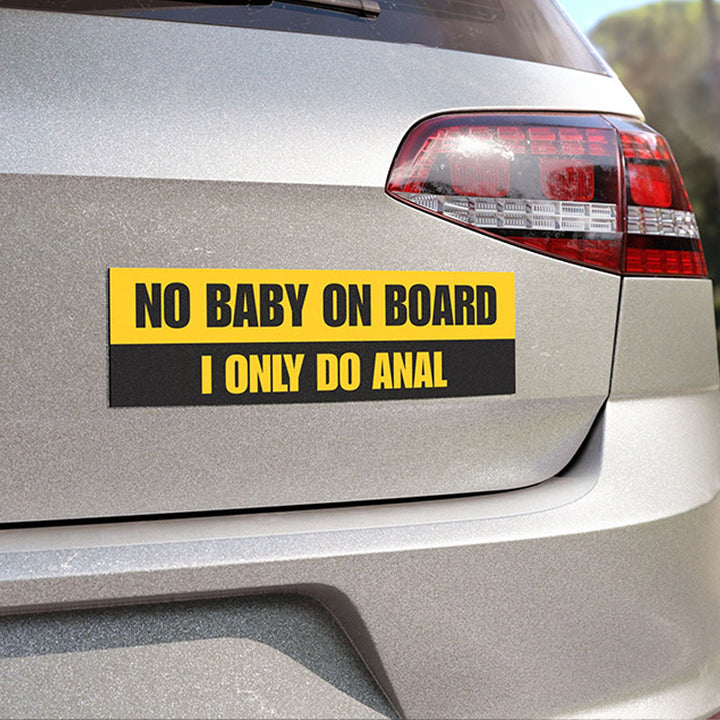 No Baby in Car Magnetic Decal