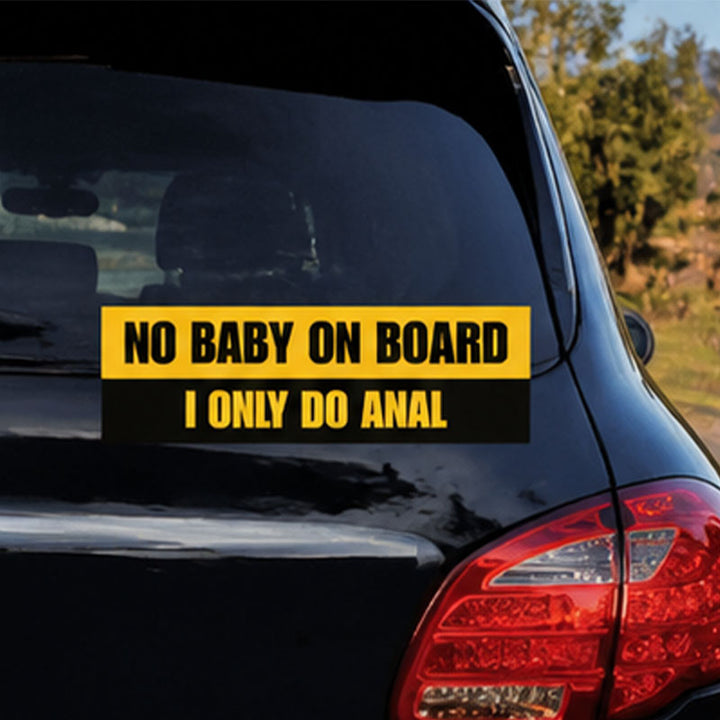 No Baby in Car Magnetic Decal