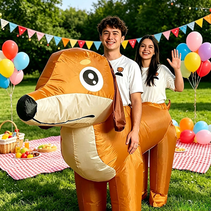 Halloween Dachshund Costume for Two People