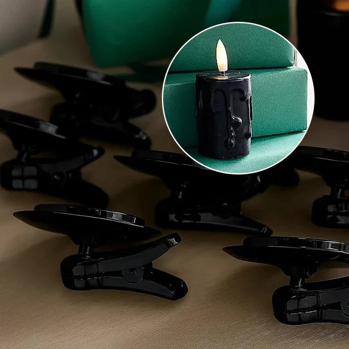 LED Cone - Shaped Festival Clip - Candle Included