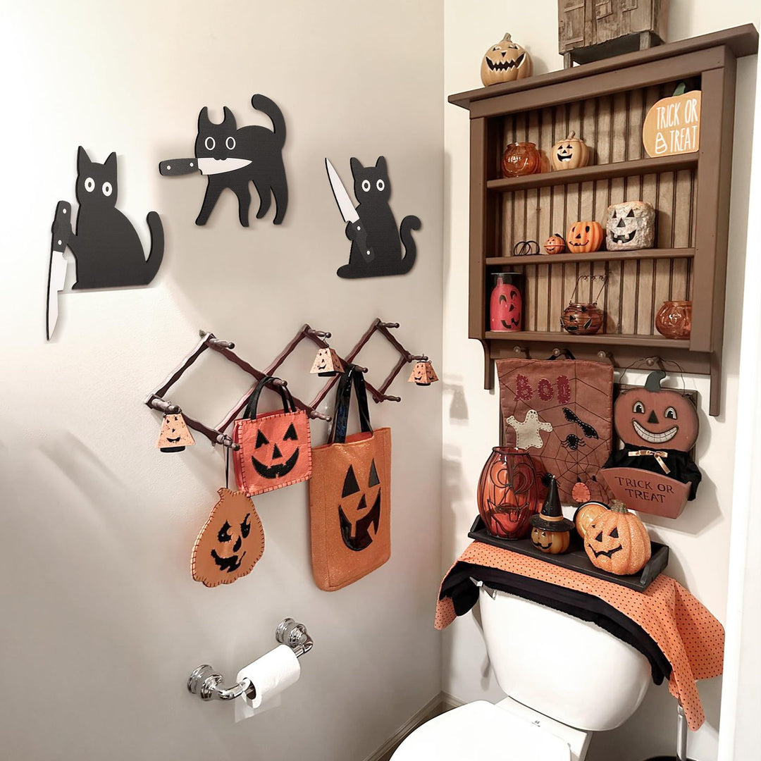 Cat corner knife door frame decoration