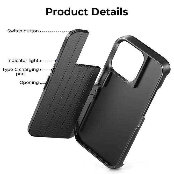 3-in-1 Foldable Phone Case with Selfie Stick