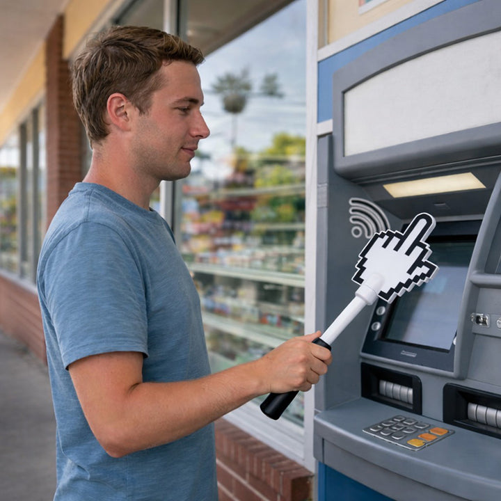 Middle Finger Tap Payment Stick
