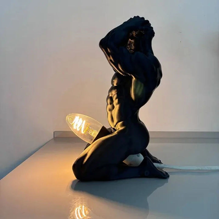 😍😍Bold Male Figure Table Lamp