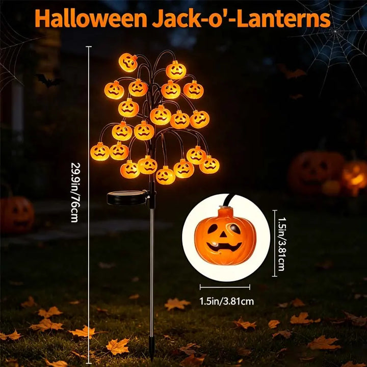 Night Shadow Pumpkin Solar Ground Light