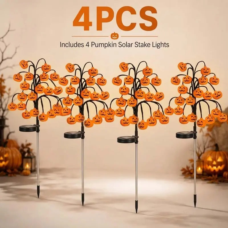 Night Shadow Pumpkin Solar Ground Light