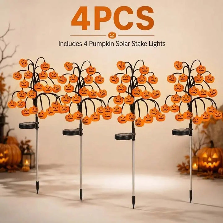 Night Shadow Pumpkin Solar Ground Light