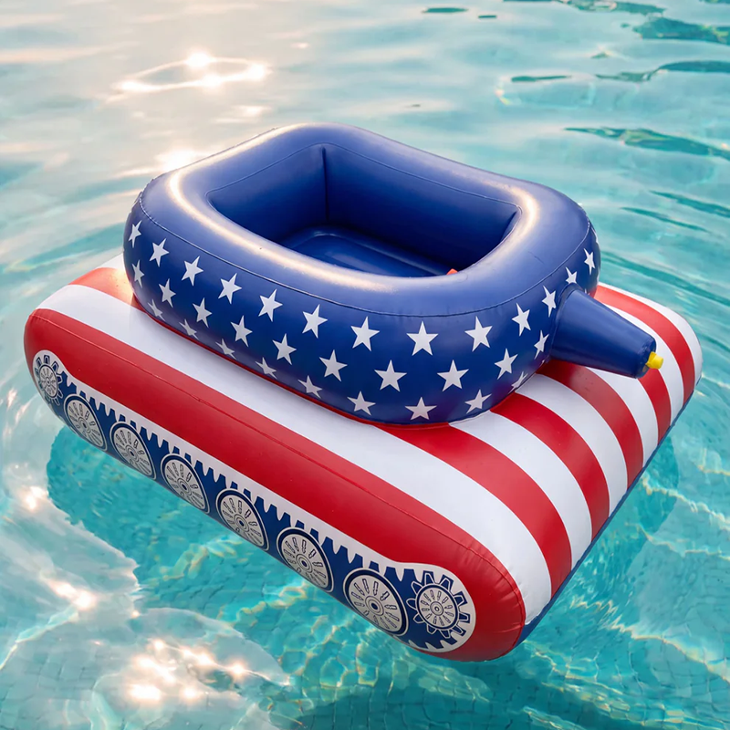 Inflatable swimming and surfing seat