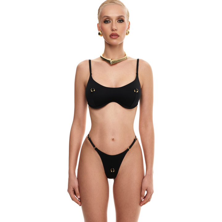Solid color sexy bikini