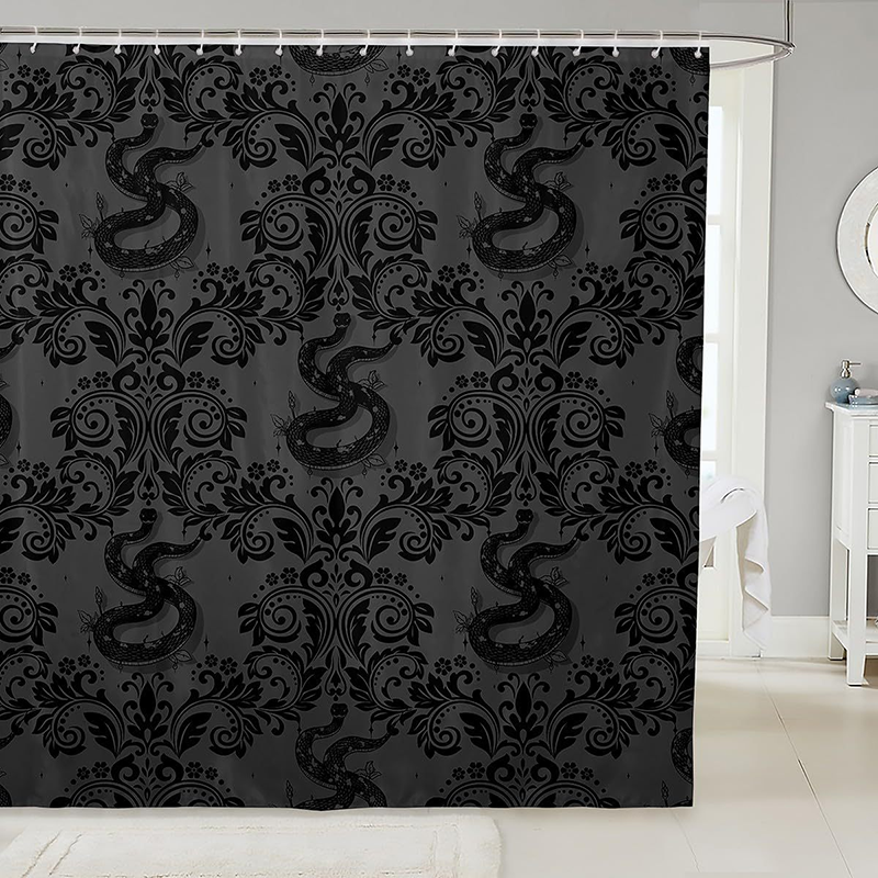 Gothic Home Decor Waterproof Shower Curtain