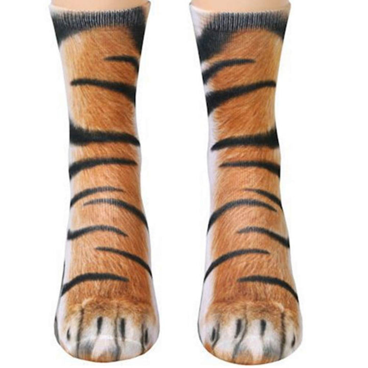 Animal paw print socks