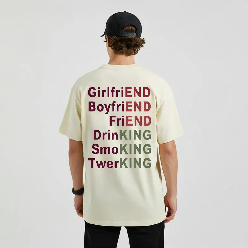 Fun and Comfortable Colorful Print T-Shirt