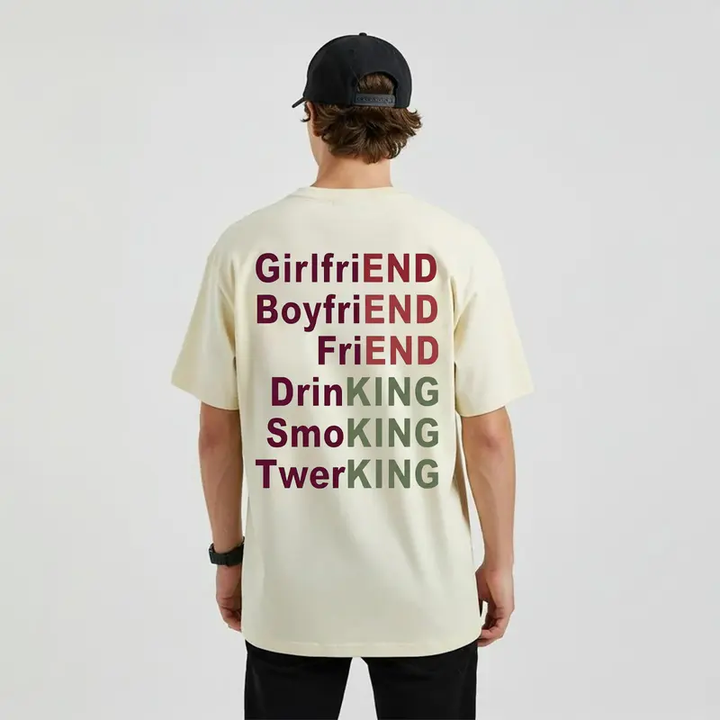 Fun and Comfortable Colorful Print T-Shirt