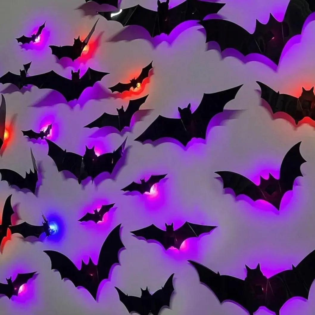 3D Bat-Shaped LED Decorative Light