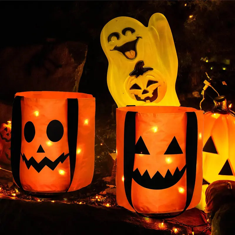 Halloween LED Light Tote Bag