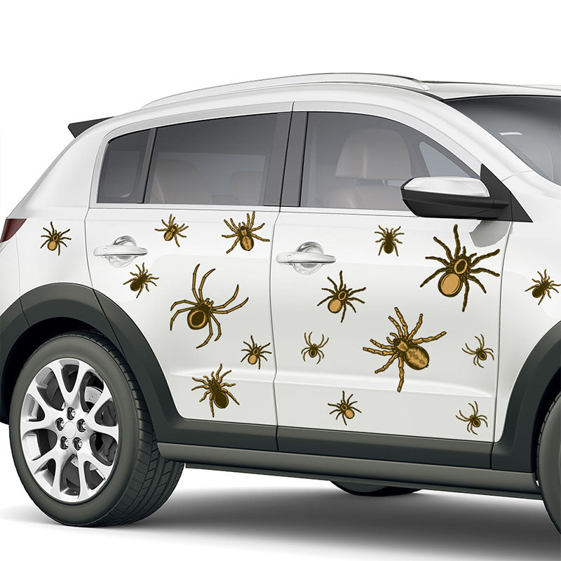 Halloween Bat and Spider Magnetic Decals