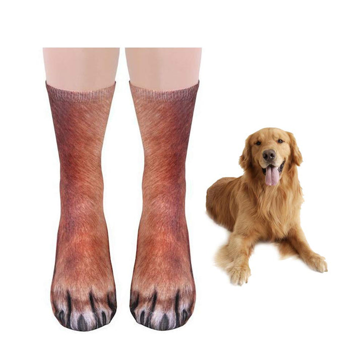 Animal paw print socks
