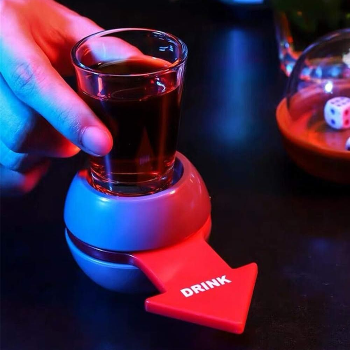 Creative Rotating Arrow Drinking Game Spinner