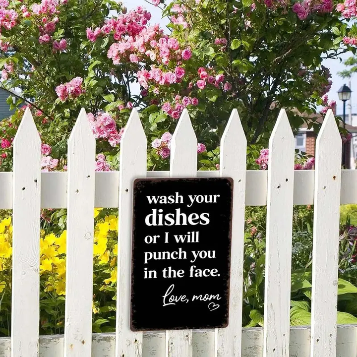 "Wash the Dishes or I&