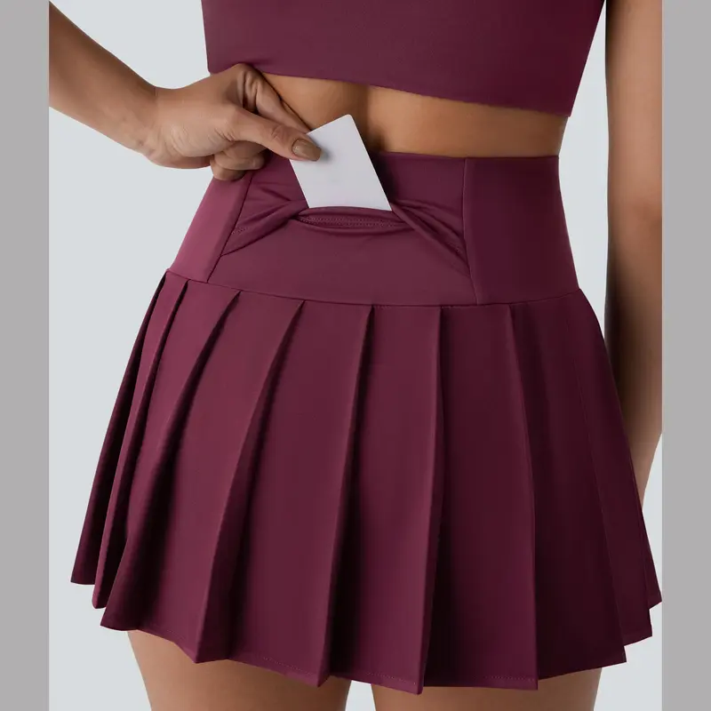 High-Waisted Asymmetrical Pleated Skirt | Casual &amp; Comfortable