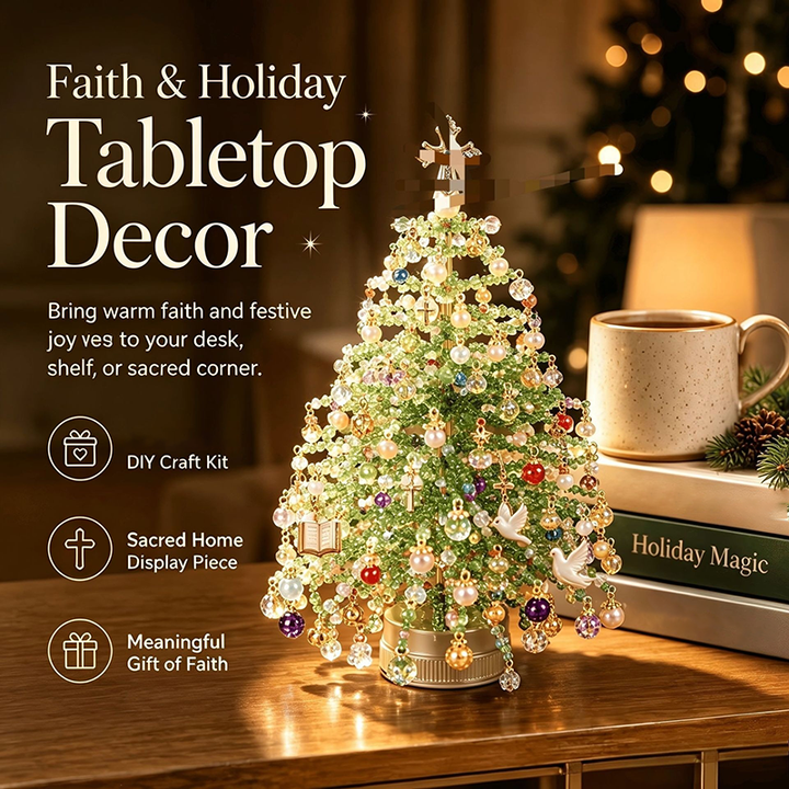Creative and Cute DIY Beaded Christmas Tree
