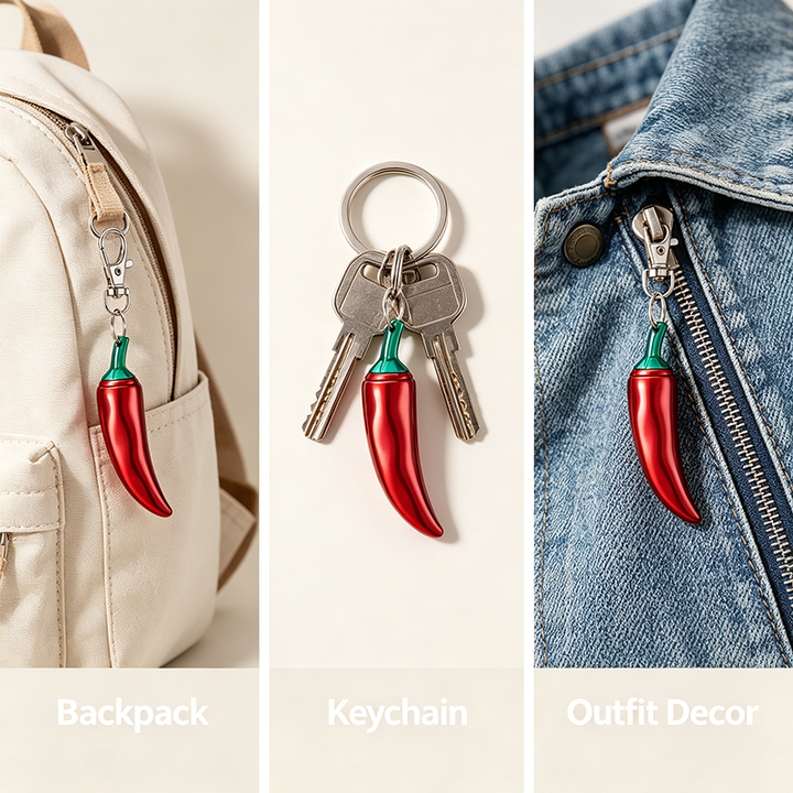 Red Chili Matchstick Keychain