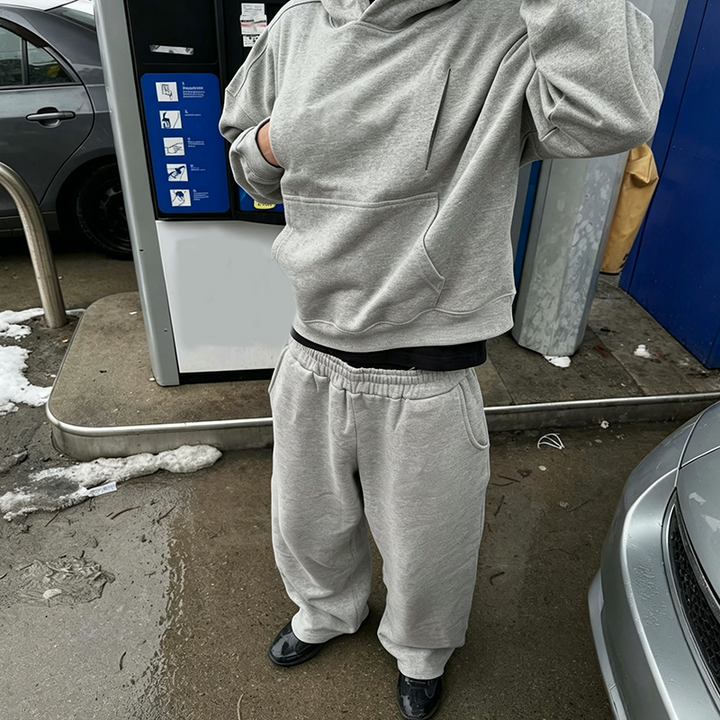 Plain Grey Hoodie