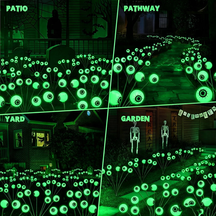 Weird solar garden ground lights