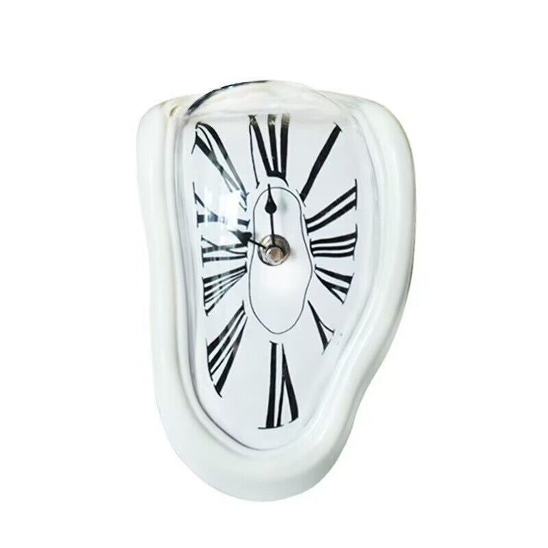 Melting and distorted decorative clock