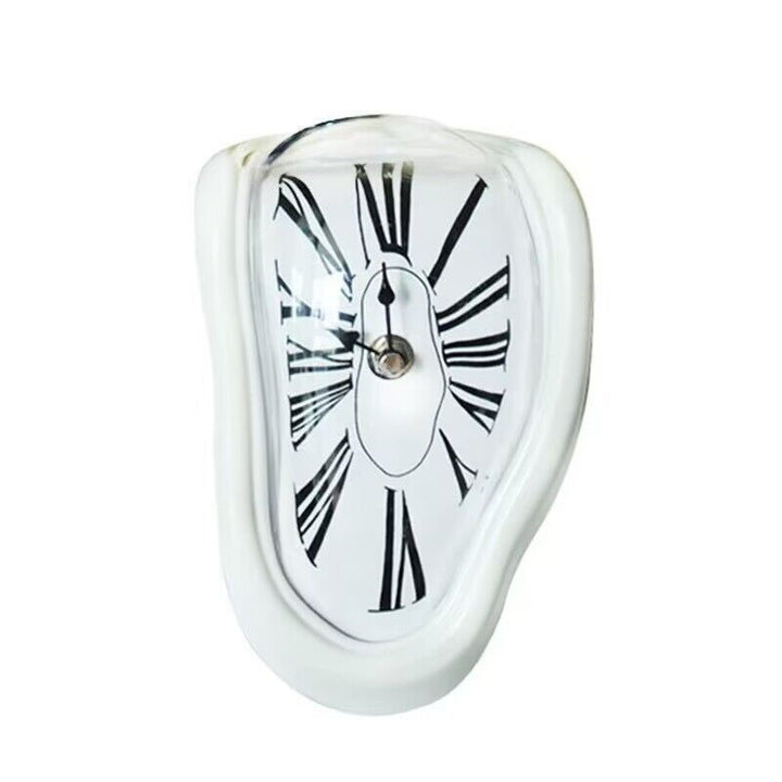 Melting and distorted decorative clock