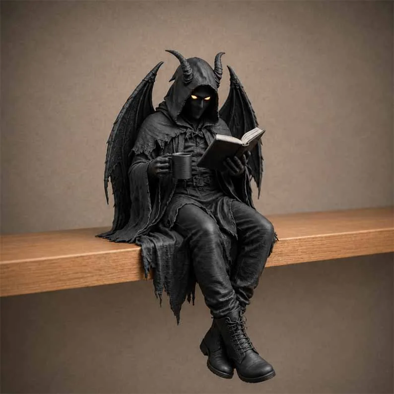 Skull Bookshelf Decor