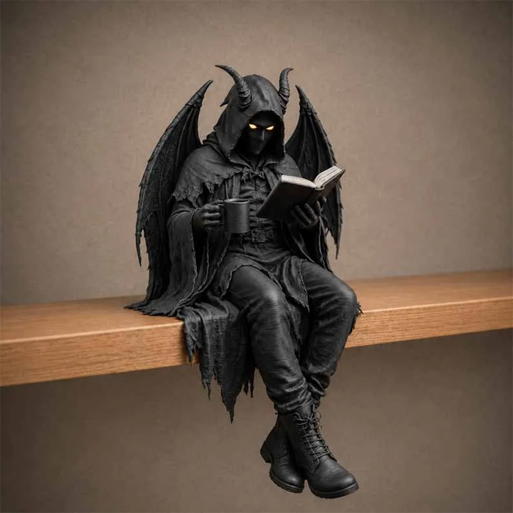 Skull Bookshelf Decor