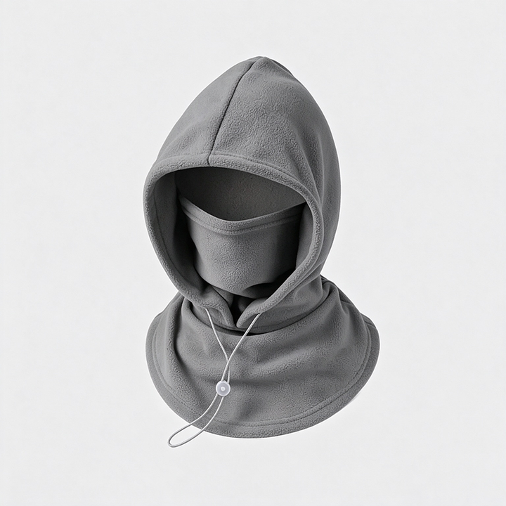 Windproof Fleece Full Face Hood
